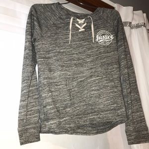 Justice sweater shirt.